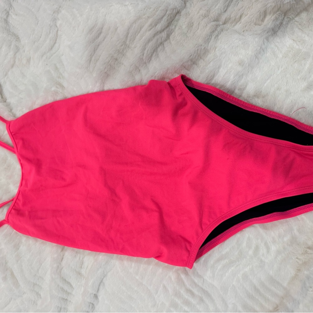 Jolyn Clothing Hot Pink One-Piece Swimsuit - size 32
